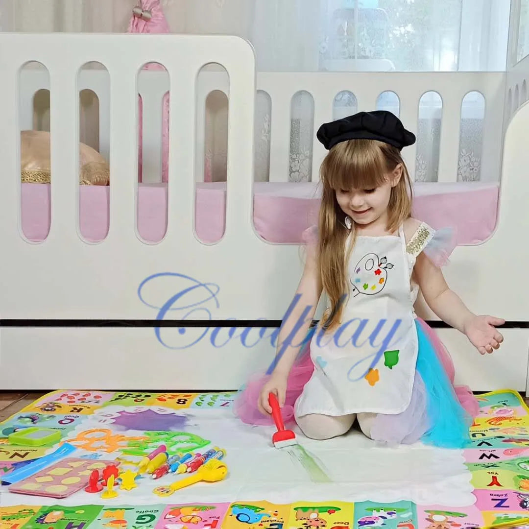 Toyzmagic Magic Water Drawing Mat, Toddlers Painting Coloring Pads - Toys for Kids