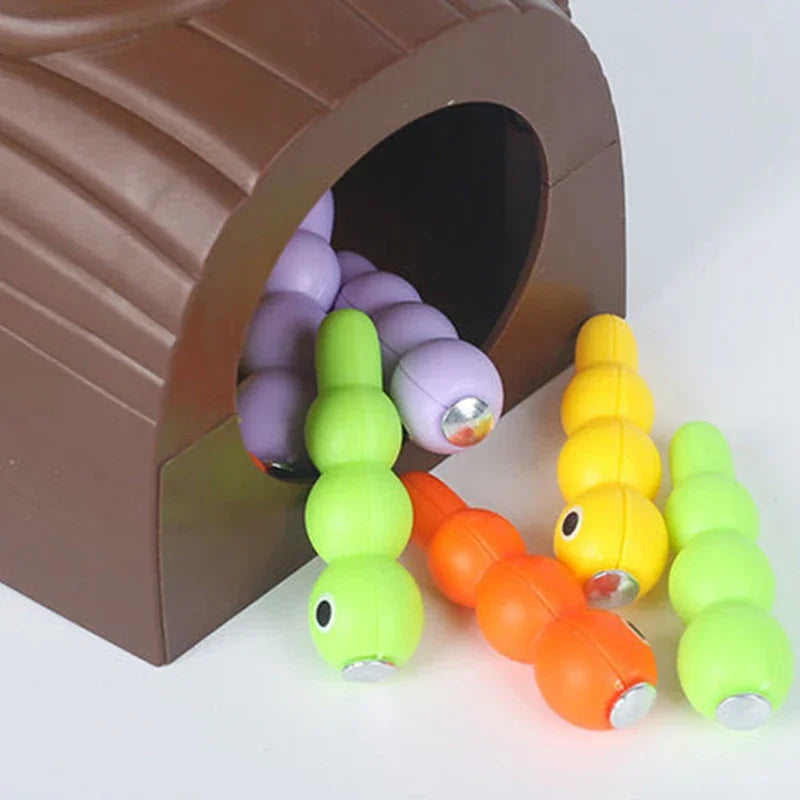 Toy Magnetic Catch Worm Bugs Small Birds Feeding - Educational Family Toys - All Age Ranges