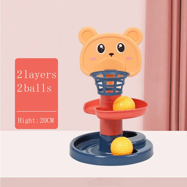 Toy Rolling Ball Children Educational Games For Babies Stacking Track - Baby Development Toys Children