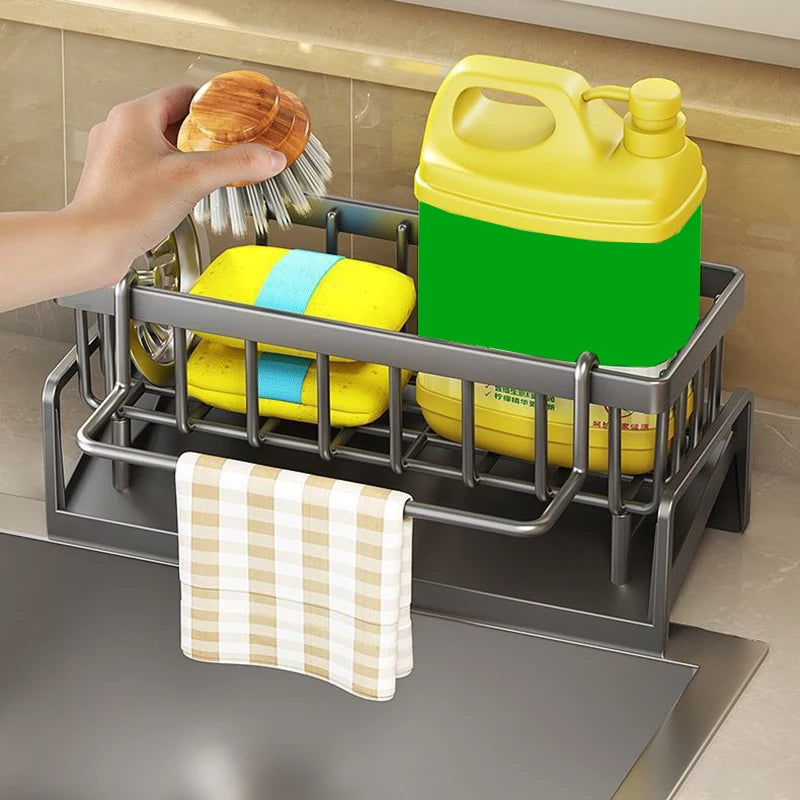 Multi-Purpose Kitchen Sponge & And Dish Brush Holder