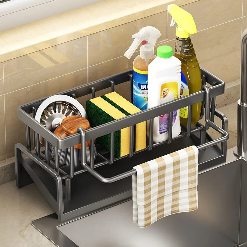 Multi-Purpose Kitchen Sponge & And Dish Brush Holder
