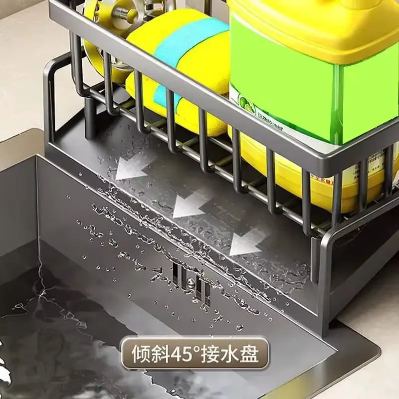 Multi-Purpose Kitchen Sponge & And Dish Brush Holder