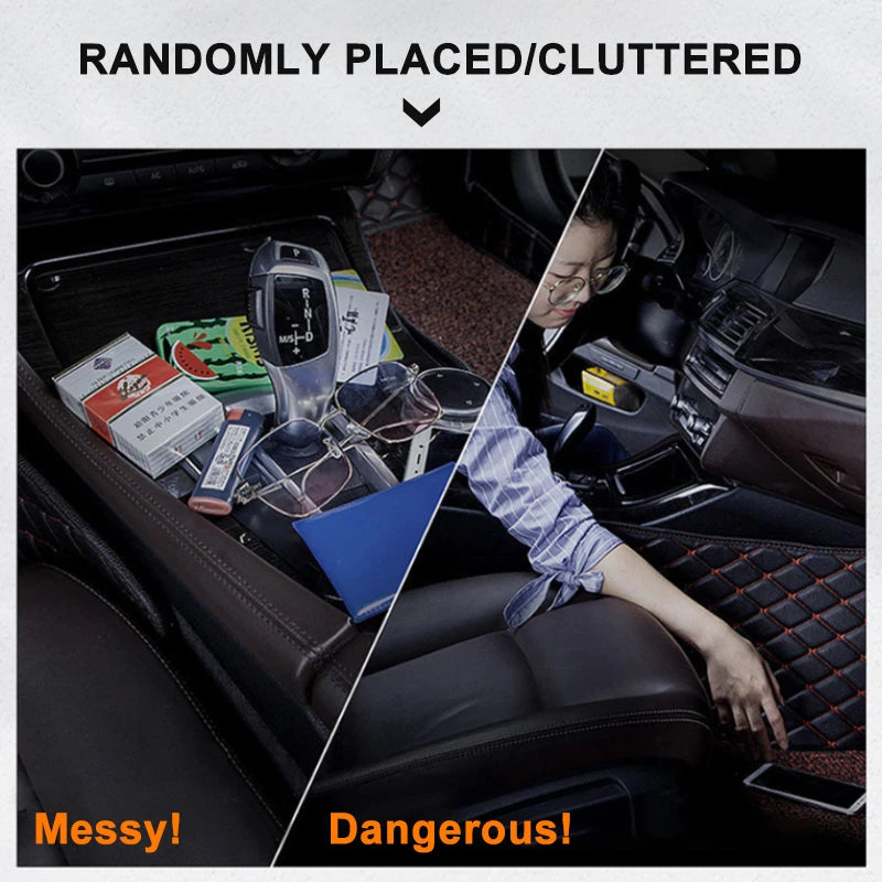 Car Seat Storage Organizer - Leather All In One Specials Storage Solution