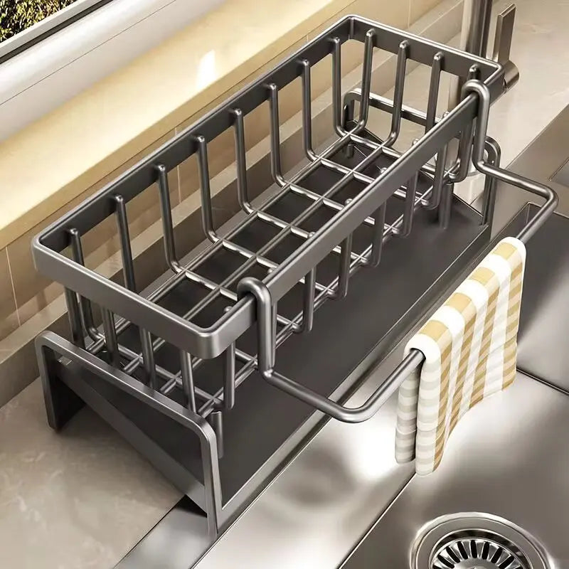 Multi-Purpose Kitchen Sponge & And Dish Brush Holder