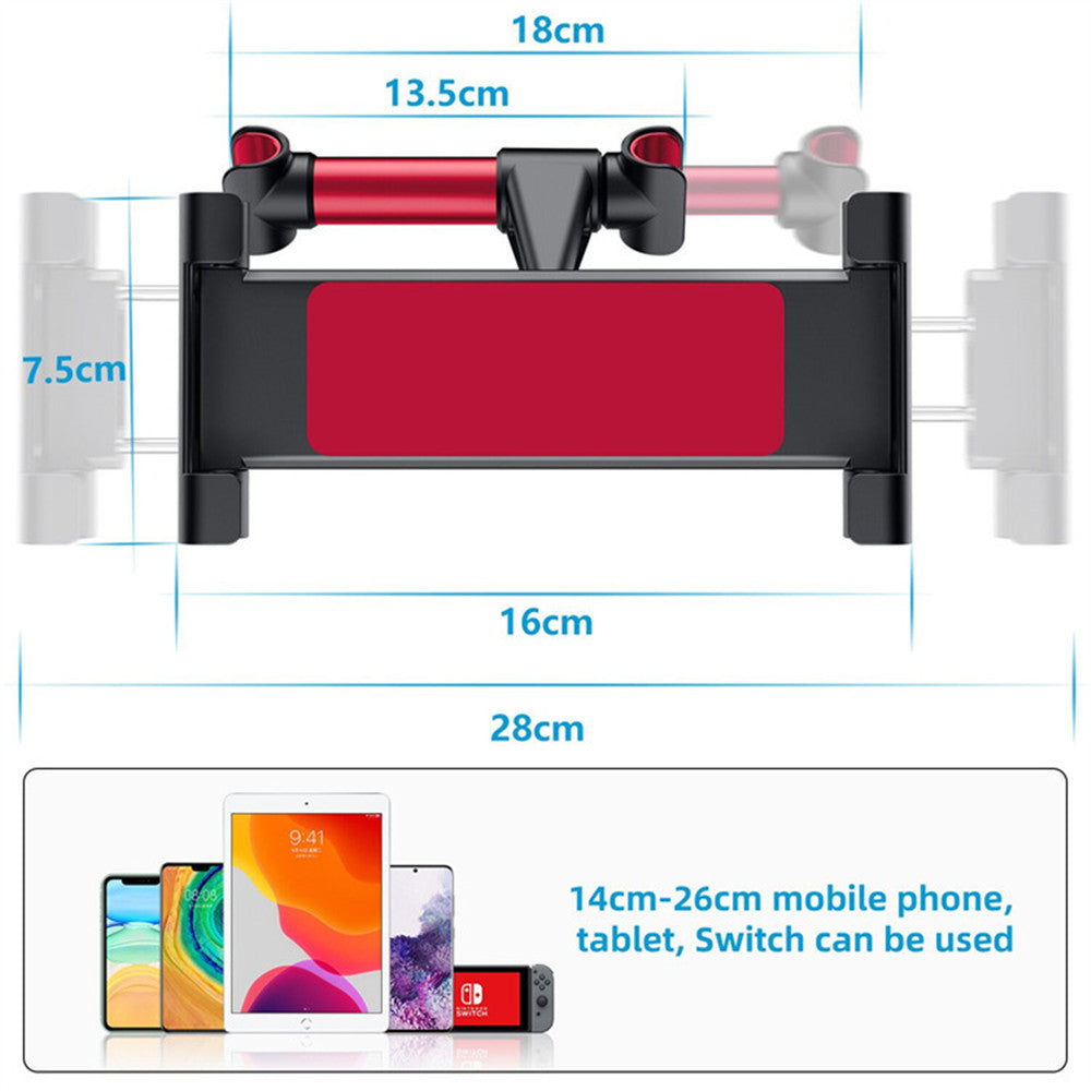 Universal Car Seat Headrest Mount – Adjustable Tablet &amp; Phone Holder