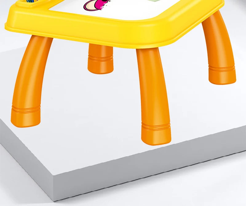 Children LED Projector Drawing Table toy