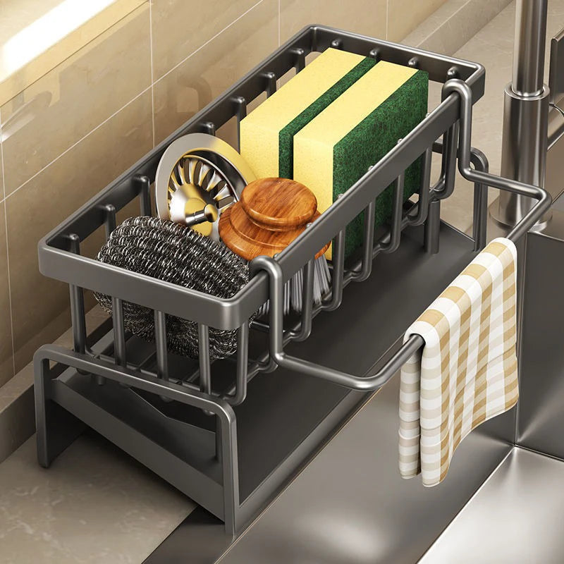 Multi-Purpose Kitchen Sponge & And Dish Brush Holder