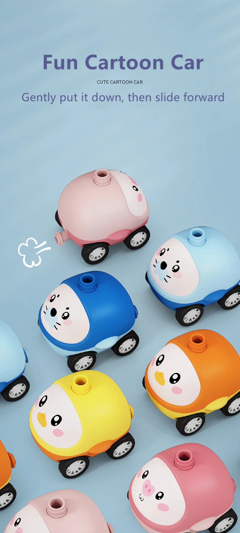 Car Balloon Toy - Powered Car Toy Set