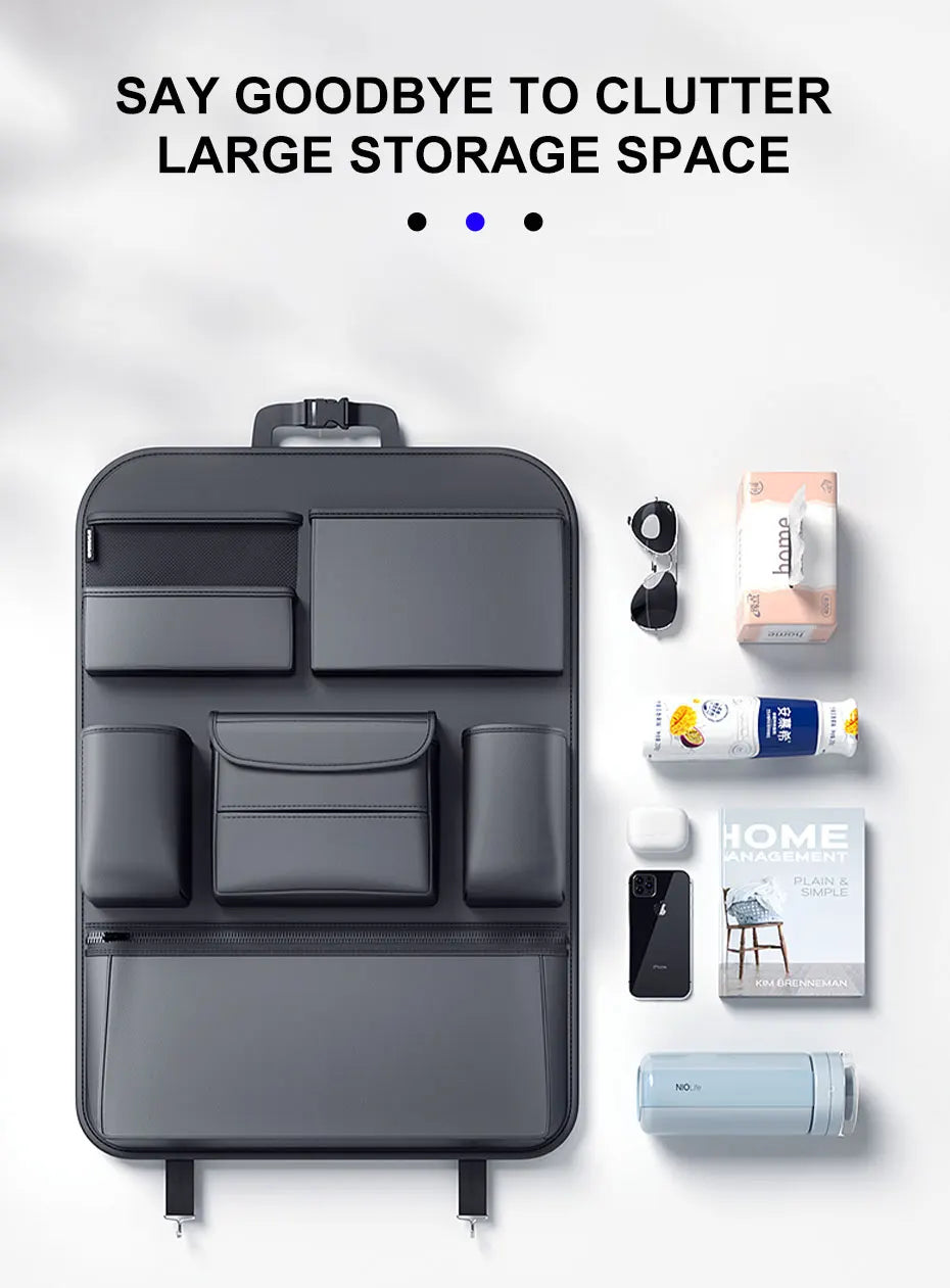 Car Seat Storage Organizer - Leather All In One Specials Storage Solution
