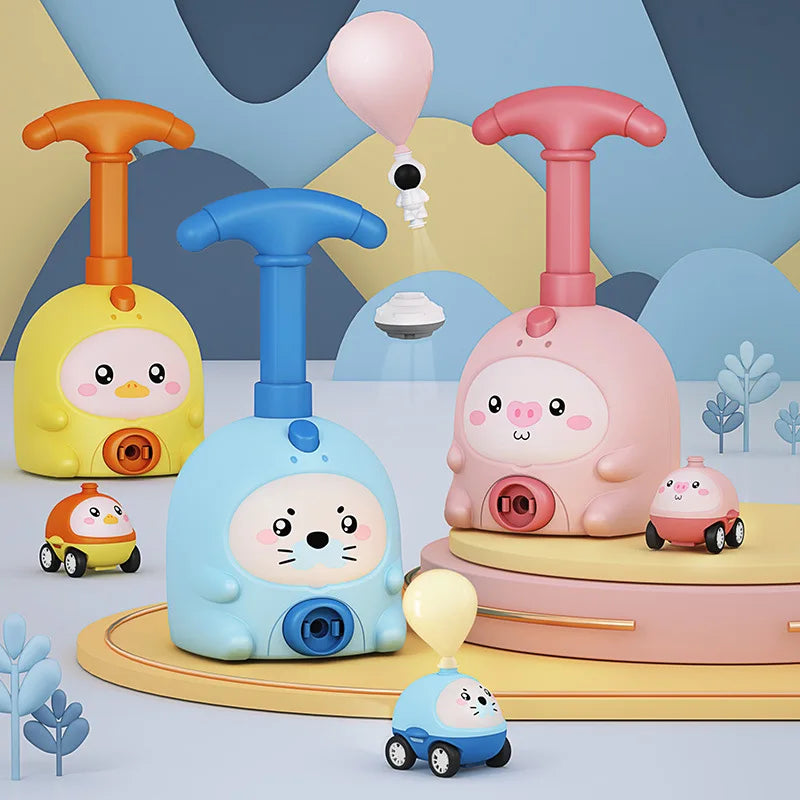 Car Balloon Toy - Powered Car Toy Set
