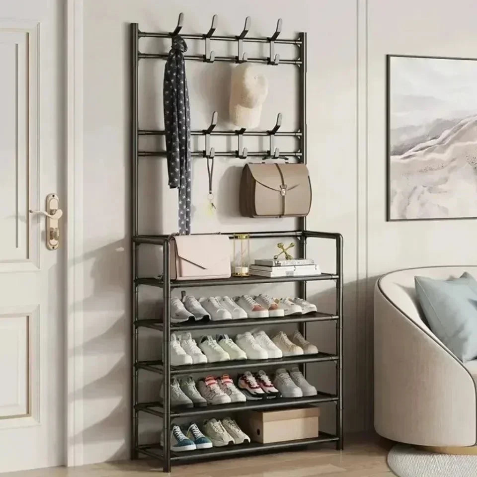 Multi-Layer Shoe & Hat Rack – Space Saving Storage Solution