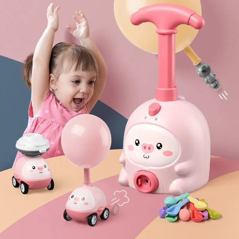 Car Balloon Toy - Powered Car Toy Set