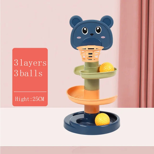 Toy Rolling Ball Children Educational Games For Babies Stacking Track - Baby Development Toys Children