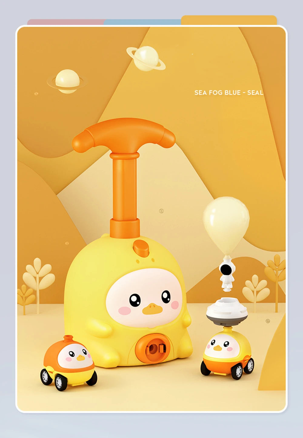 Car Balloon Toy - Powered Car Toy Set