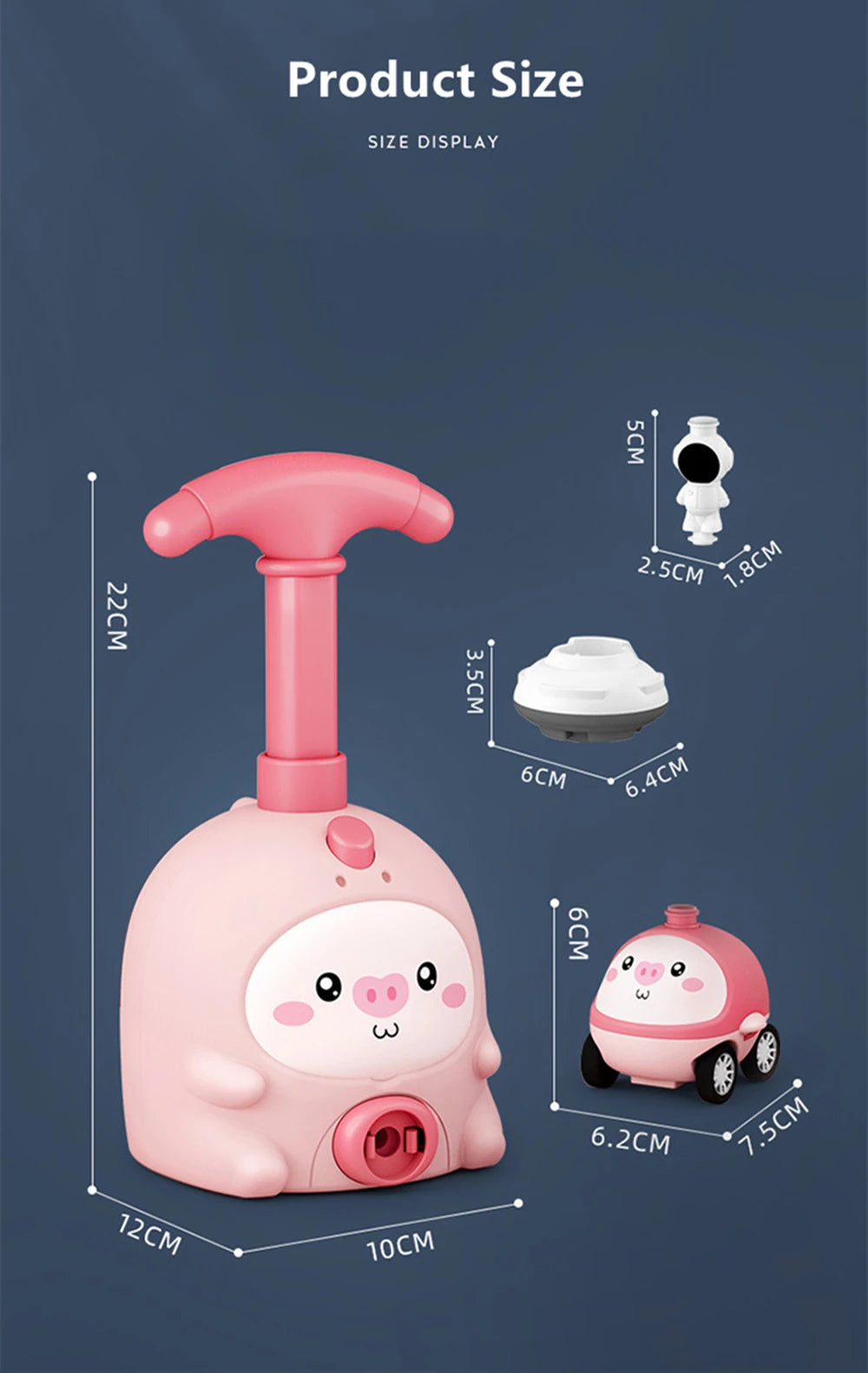 Car Balloon Toy - Powered Car Toy Set
