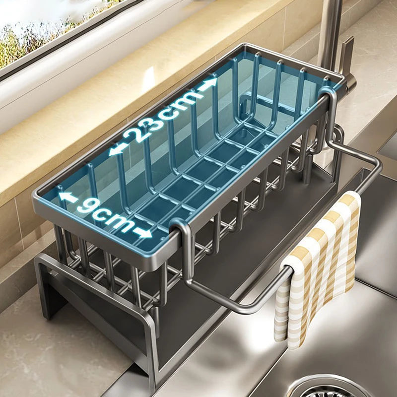 Multi-Purpose Kitchen Sponge & And Dish Brush Holder