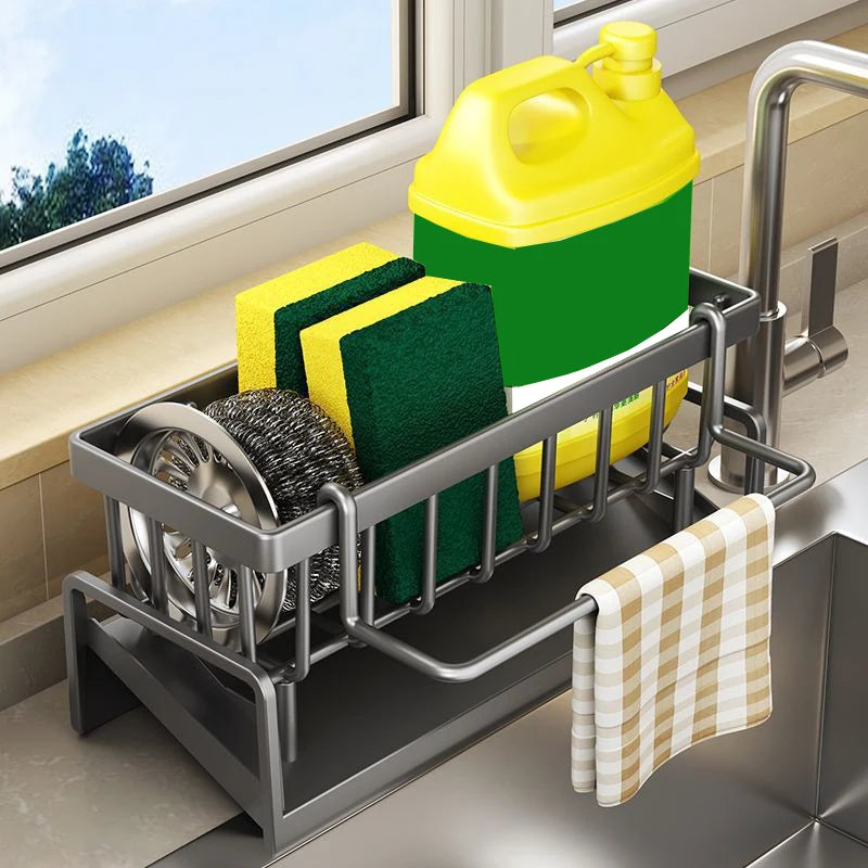 Multi-Purpose Kitchen Sponge & And Dish Brush Holder