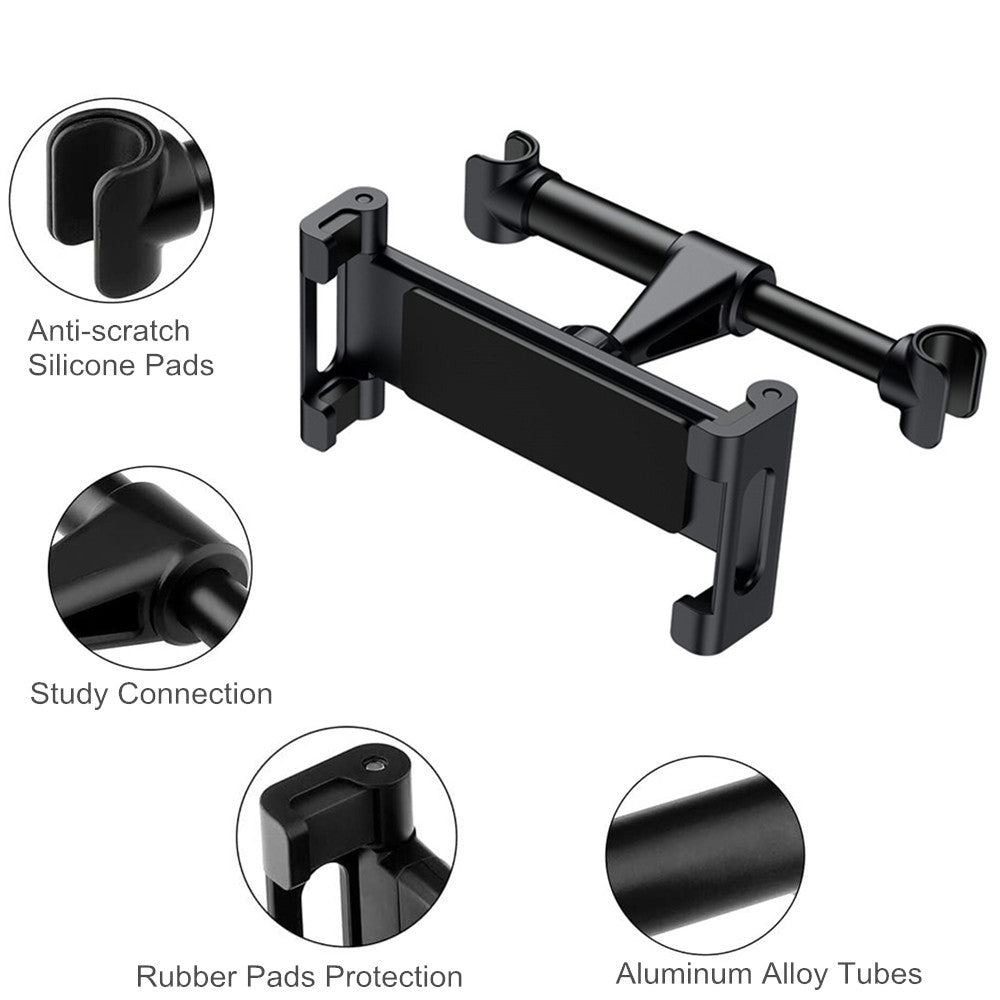 Universal Car Seat Headrest Mount – Adjustable Tablet &amp; Phone Holder
