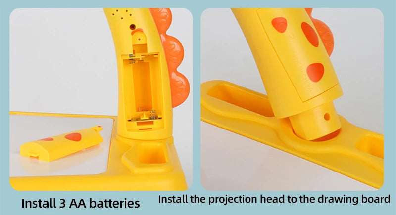 Children LED Projector Drawing Table toy