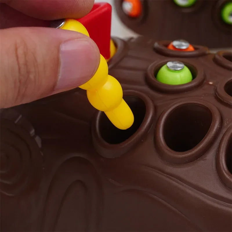 Toy Magnetic Catch Worm Bugs Small Birds Feeding - Educational Family Toys - All Age Ranges