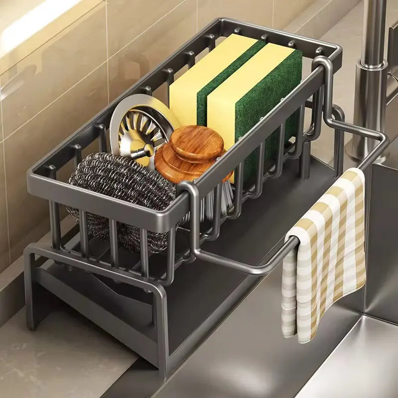 Multi-Purpose Kitchen Sponge & And Dish Brush Holder