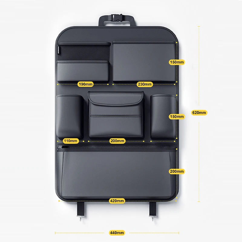 Car Seat Storage Organizer - Leather All In One Specials Storage Solution