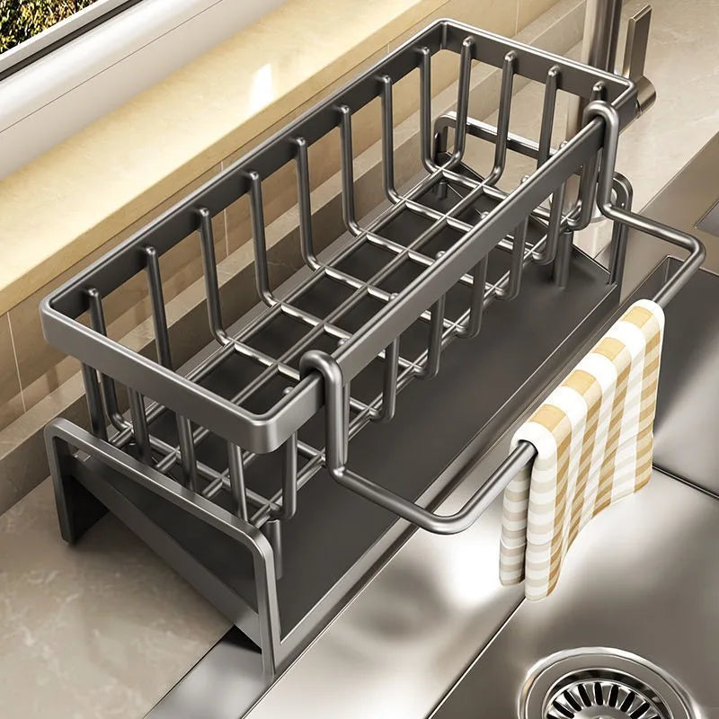 Multi-Purpose Kitchen Sponge & And Dish Brush Holder
